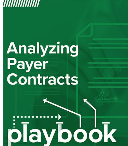Analyzing Payer Contracts Playbook cover