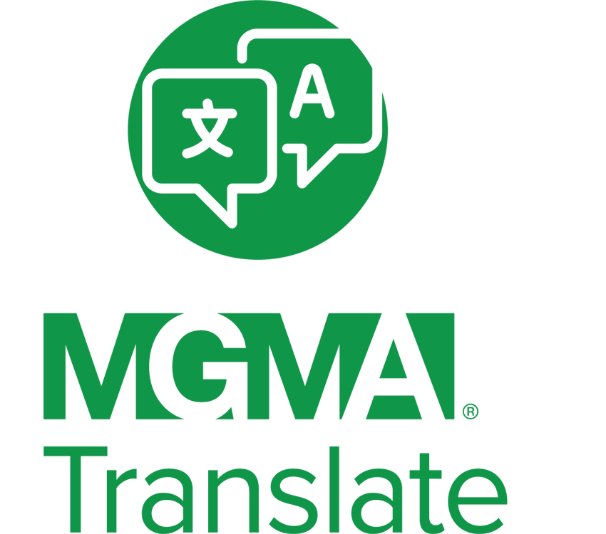 MGMA Translate logo